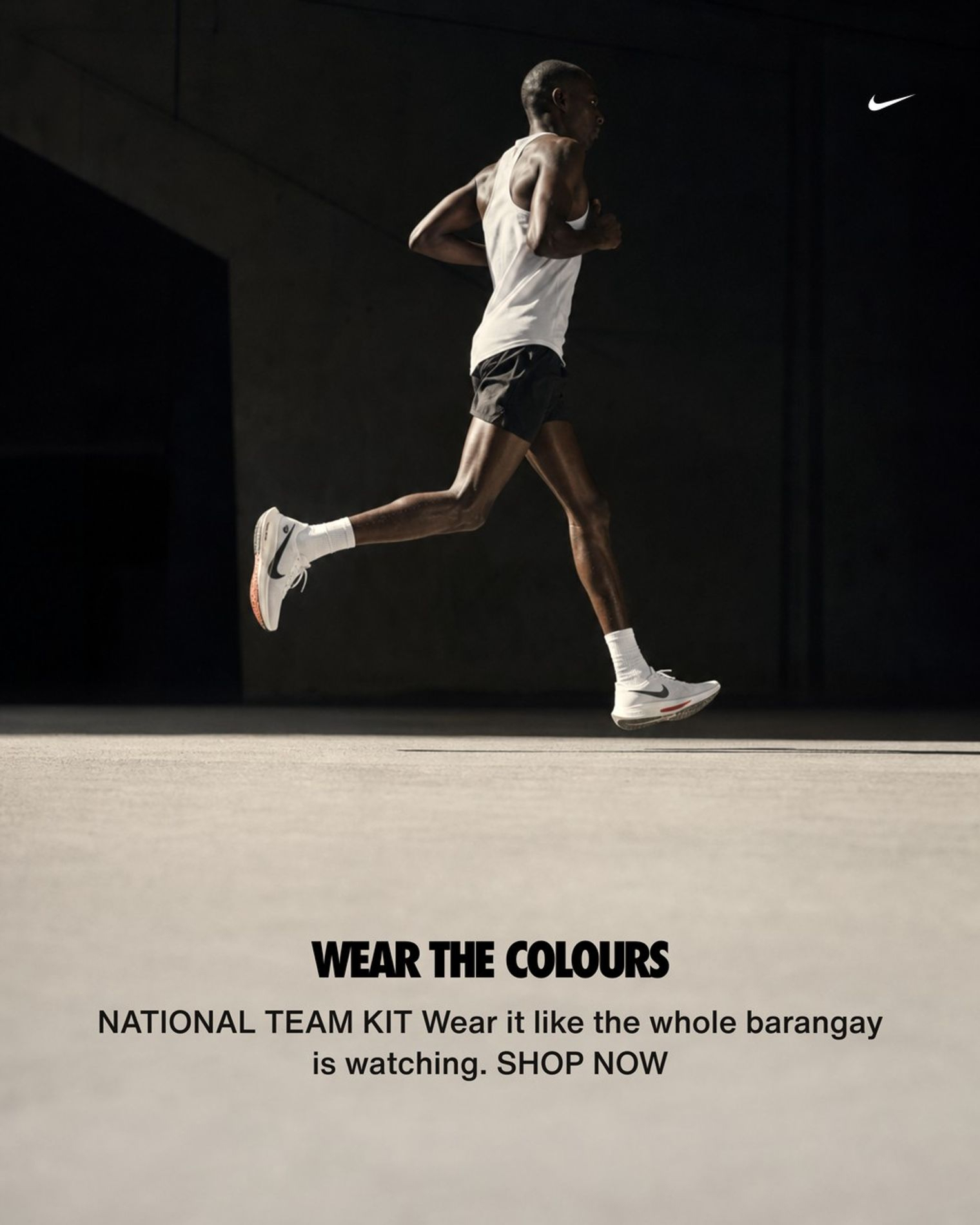 Nike · Instagram — Veter in de kleuren. Het nationale teamtenue is er — draag het alsof de hele barangay kijkt. Haal de jouwe nu.